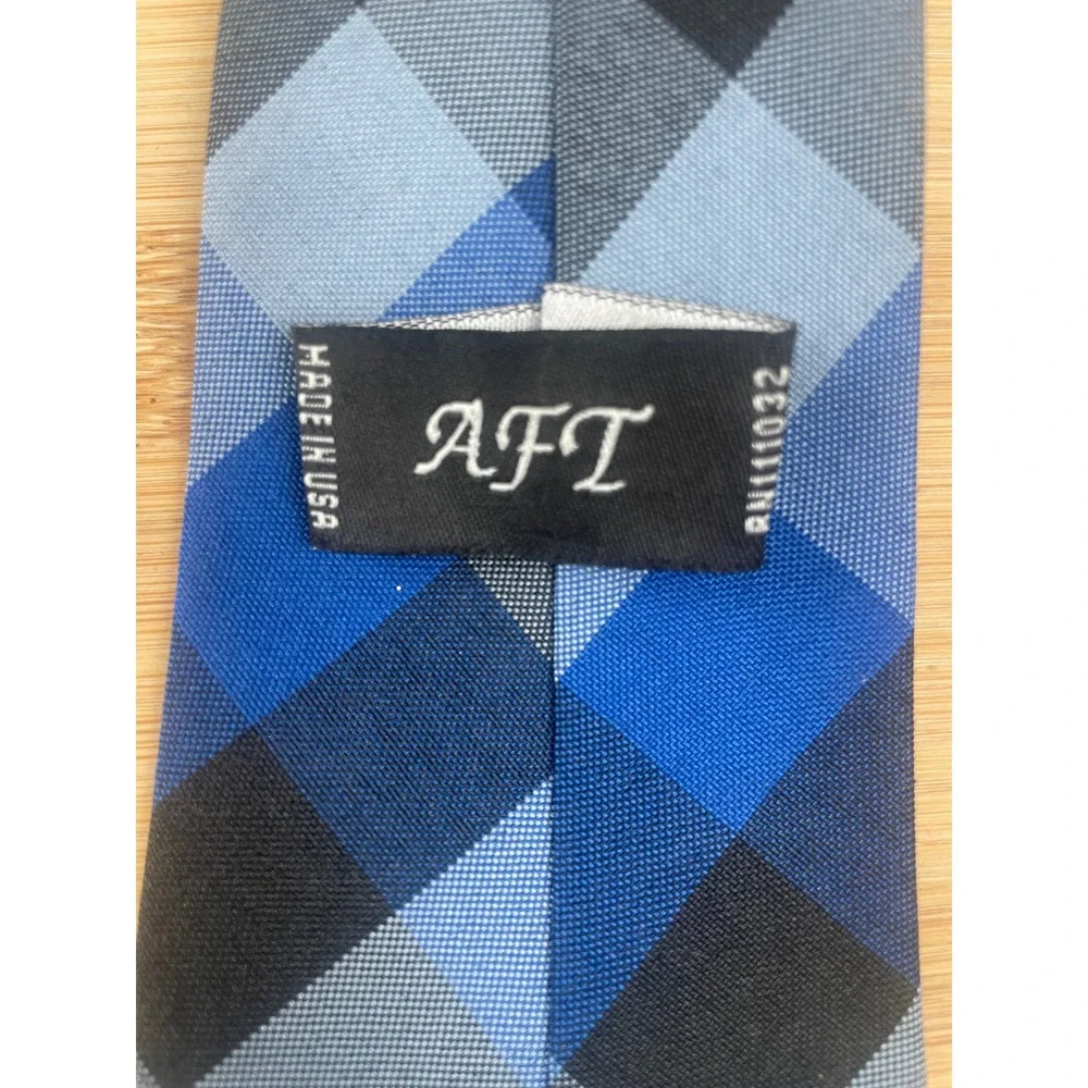 Dennis‎ Uniforms Kids Blue Plaid Hastings School Uniform Clip On Tie Made in USA